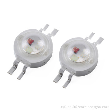 High power led RGB red green blue 4-pin rgb power led diode